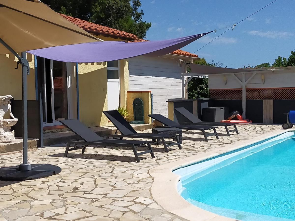 Gite Climatise L'Oisellerie Castelnou エクステリア 写真